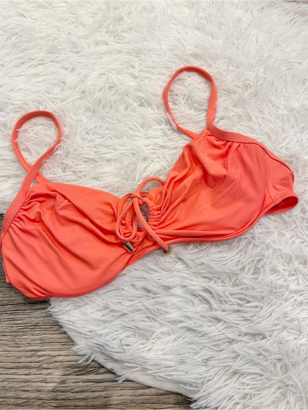 LAUREN Ralph Lauren Bikini Top 10 Orange
